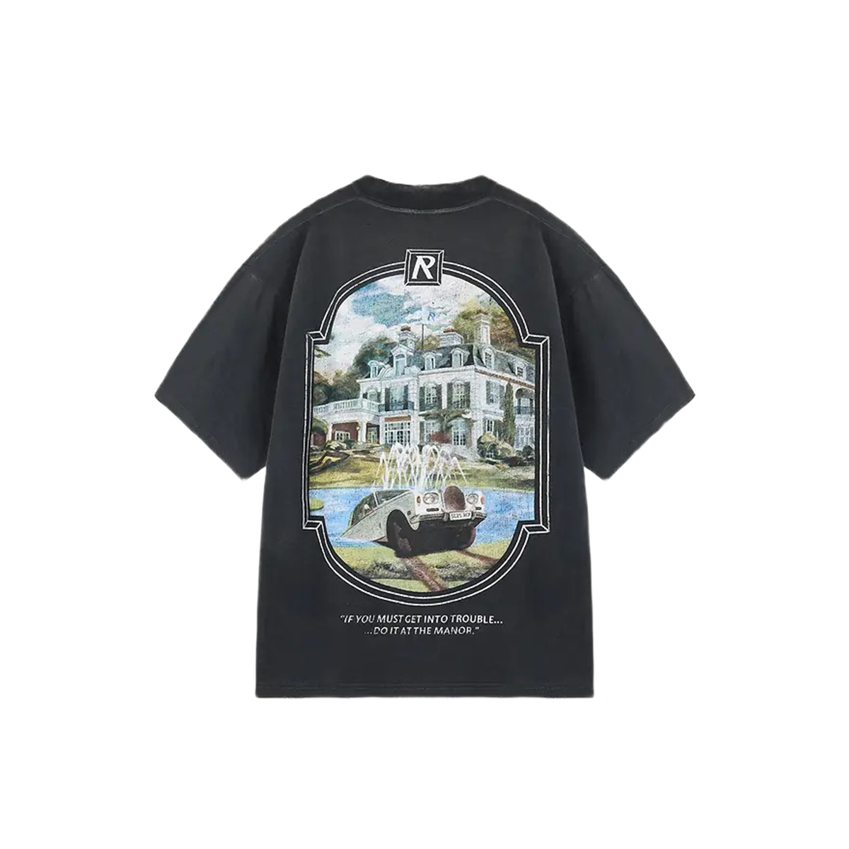 Represent Revere Manor T-Shirt Stained Black-Represent-pikastore.cz