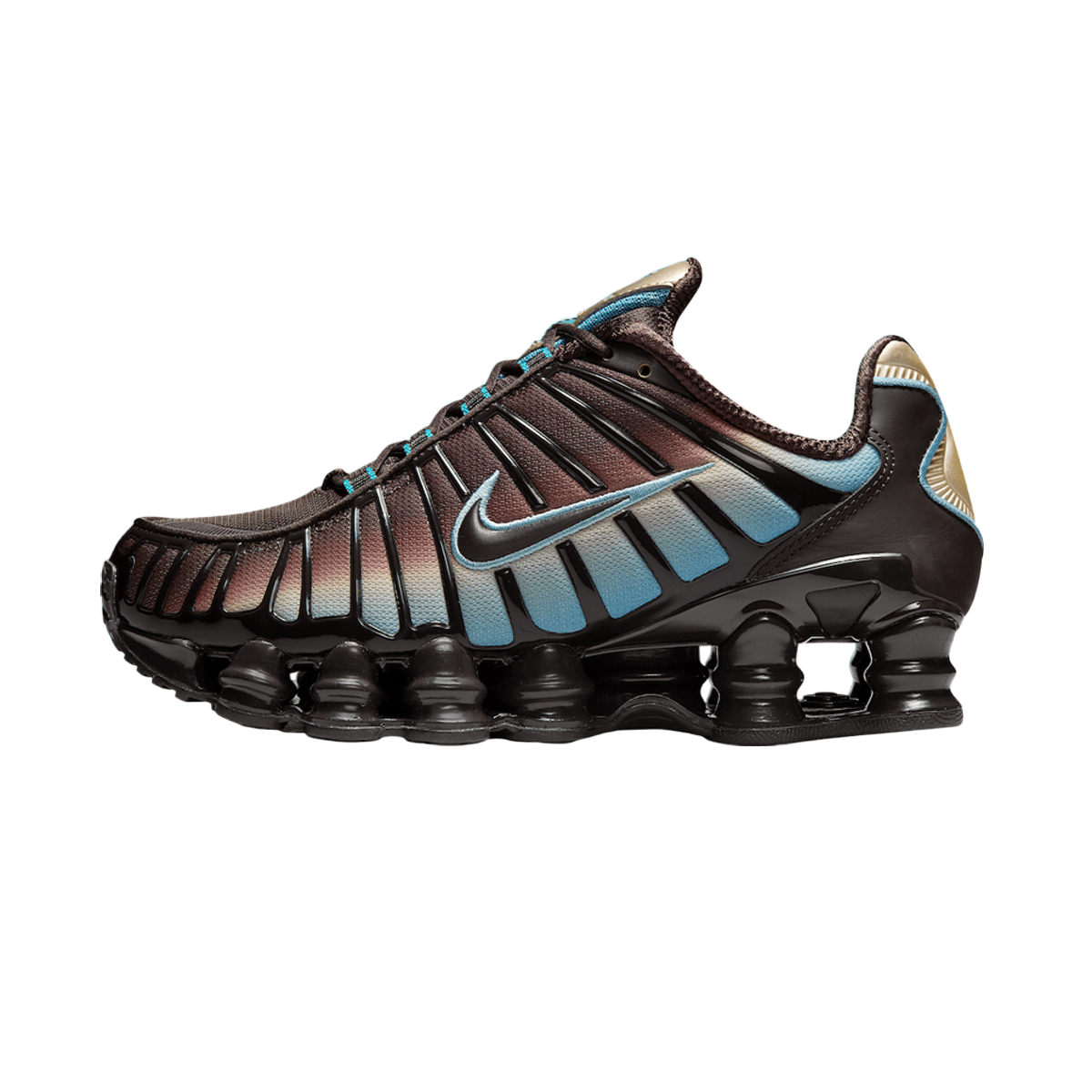 Nike Shox TL Velvet Brown Denim Turquoise-Nike-pikastore.cz
