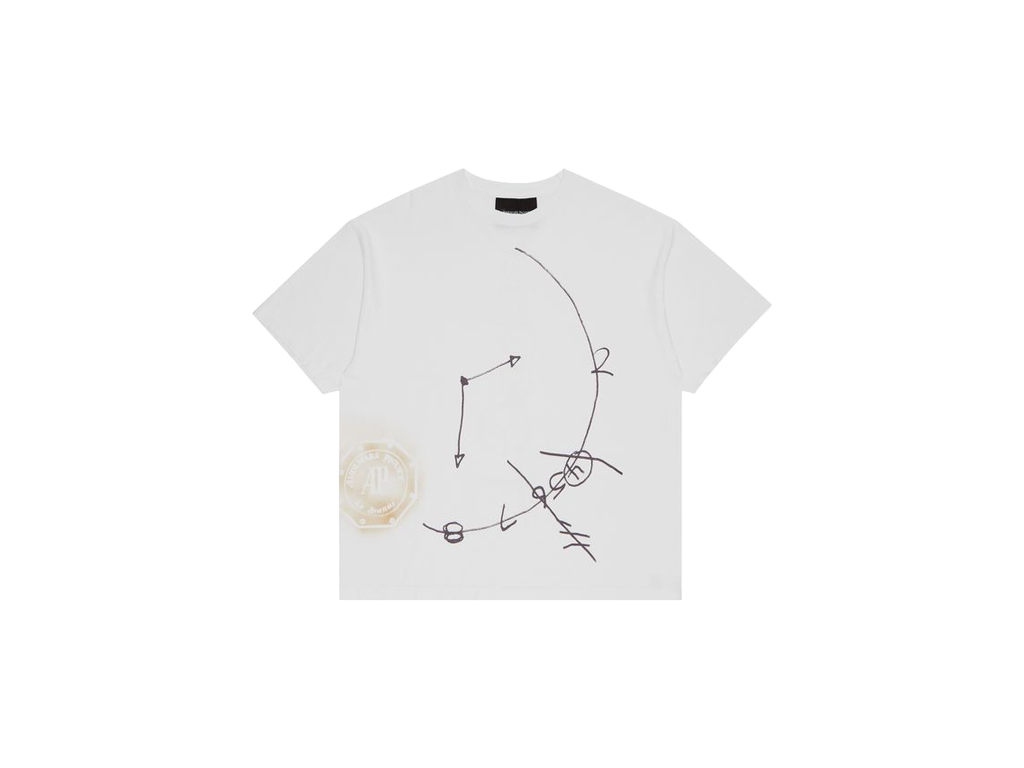 Travis Scott x Audemars Piguet Time Zones Tee White – tričko